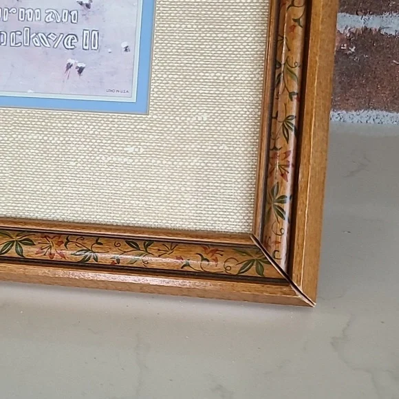 1969 Vintage Spring Flowers Original Frame Excellent Condition Norman Rockwell - Picture 6 of 7